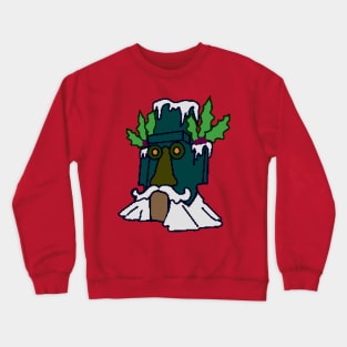 christmas squidward house Crewneck Sweatshirt